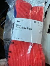 Nike Every Day Dri Fit Plus Cushioned Training Crew Socks - Men's Large US 8-12 