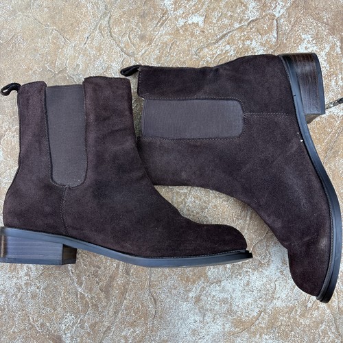 Lands' End Boot Sz 6B Chelsea Brown Leather Women - Picture 7 of 11