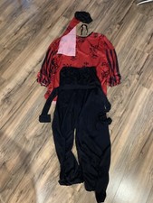 Adult Ninja Costume Size L Pants Shirt Belt And Headband