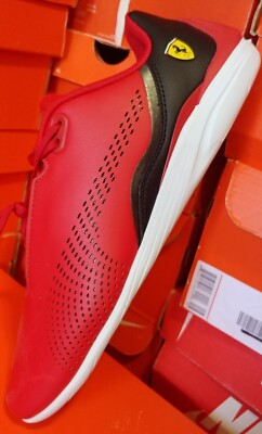 NEW! Puma Drift Cat Fashion Sneaker Sz 10.5 FERRARI Signature RED Shoe 307193-08