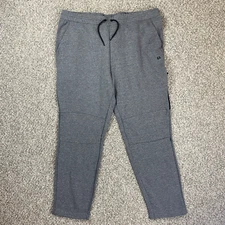 Layer 8 Pants Mens XXL 2XL Gray Tech Knit 2.0 Outdoor Jogger Tapered Leg Pockets