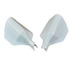 For Yamaha XT350 TENERE XTZ750 TT350 TT600 White Brush Handguard Pair