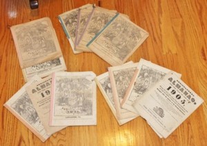 VTG Agricultural Almanac Lancaster, Pennsylvania John Baer's Sons-Choice of Lot