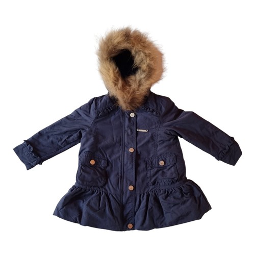 PERFETTO! Cappotto Giacca Giubbotto Blu Twin Set Bimba Bambina - Foto 2 di 7