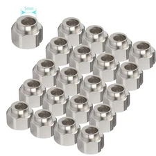20Pcs 3D Printer Eccentric Nut, Spacer Nut Ender Silver 