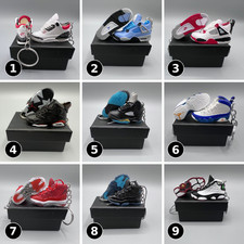 3D Mini Basketball Sneaker Keychain Shoe Keyring with Box Gift Pick Style