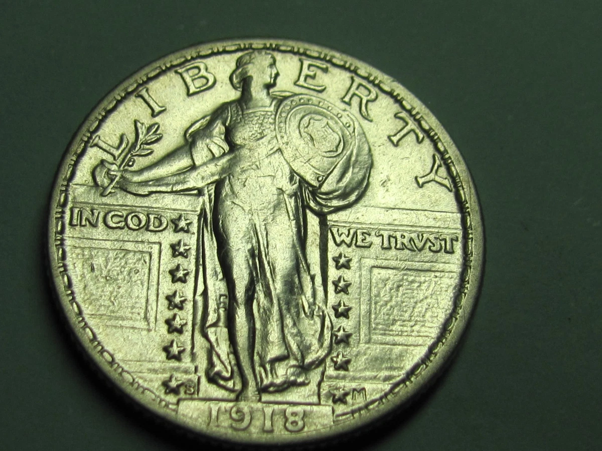 25+ 1918 Year Standing Liberty US Quarters (1916-1930) for sale