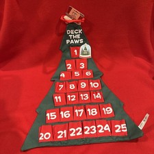 Pet Advent Calendar Count Down To Christmas Treat Pockets NEW NWT