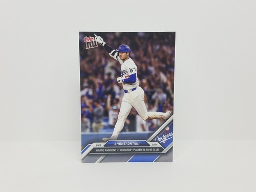 2024 Topps Now #584 Shohei Ohtani, Dodgers - 1st Dodgers Player in 40-40 Club