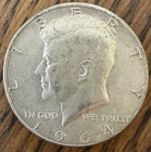 Lot Of 2: 1964 Kennedy Silver Half Dollars (90% Silver)