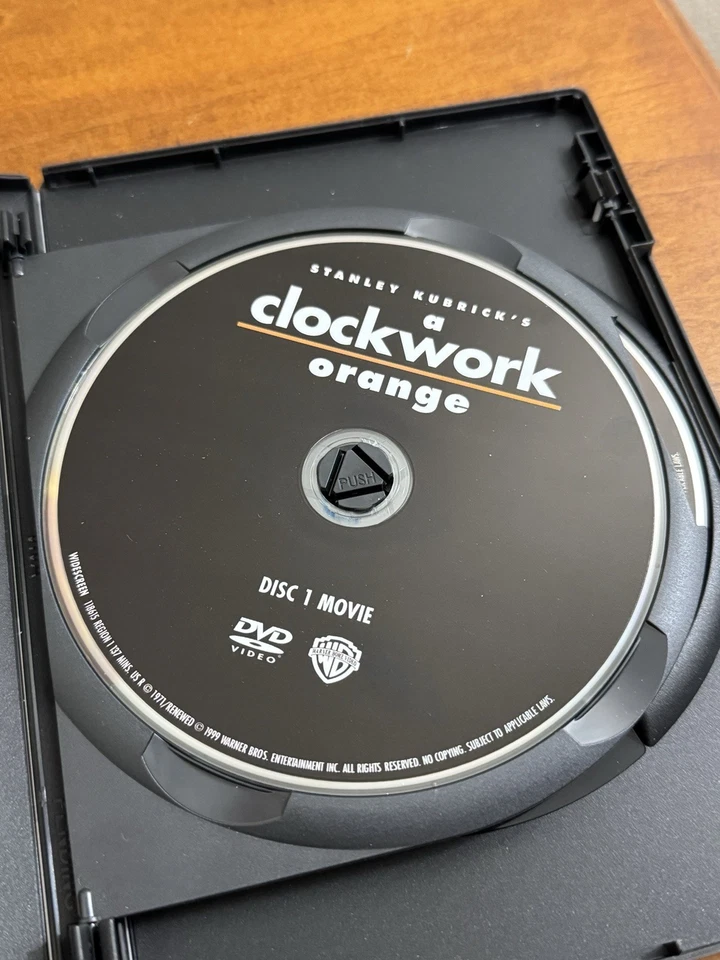A Clockwork Orange 1971 DVD Stanley Kubrick Drama 2-Disc Special Edition - Image 3 of 4