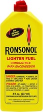 Ronsonol Lighter Fluid 8 oz Fuel Universal Refill Clean Burning Formula