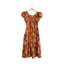 ULLA JOHNSON  Nanette Midi Dress In Topaz, Size 4, New with tag (with boutique t