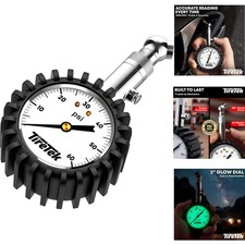 Ansi Certified Car Tire Pressure Gauge With Glow Dial And Swivel Chuck