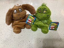 Classic Dr. Seuss Grinch Max Dog Stole Christmas Plush Stuffed Toy Aurora 2022