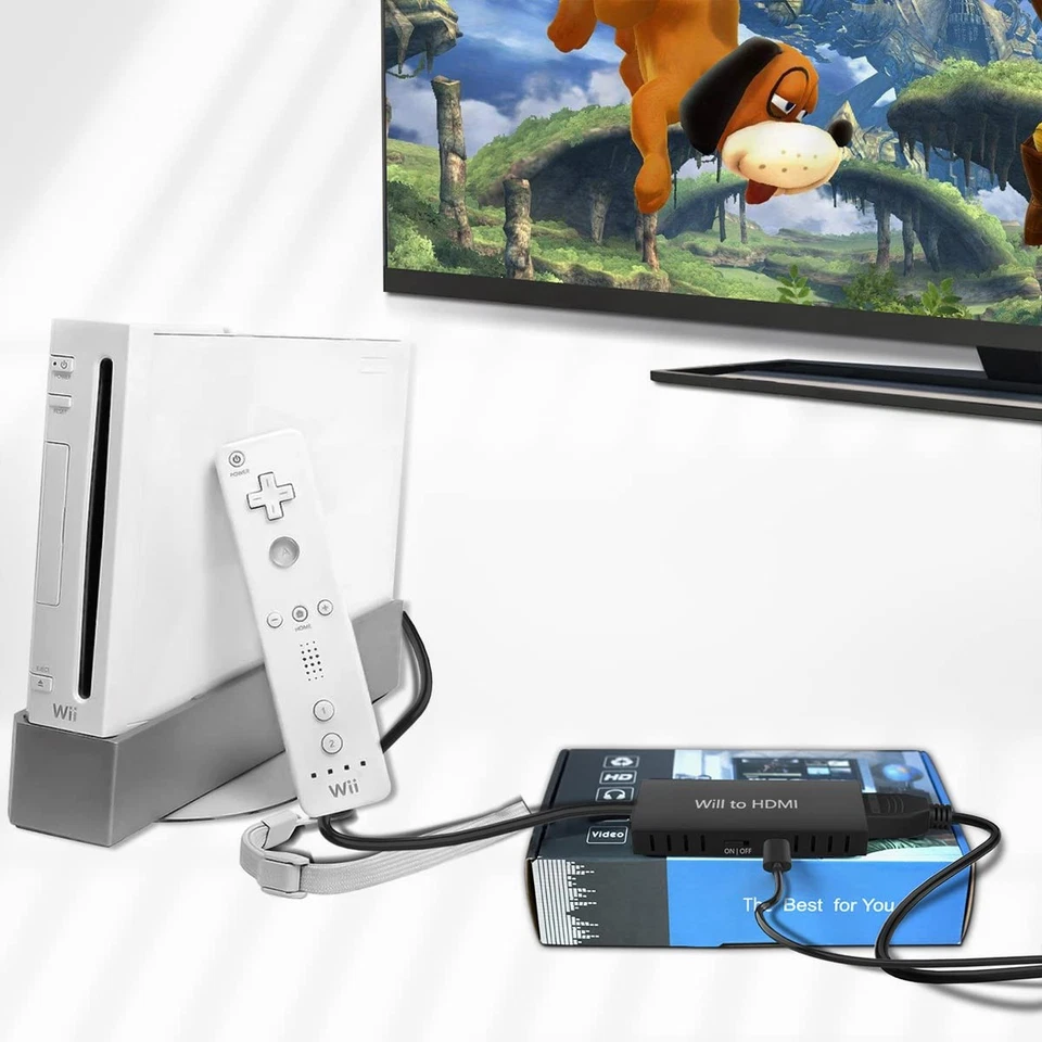 Wii to HDMI Adapter - Convert 1080P/720P Ypbpr Signals to Digital HDMI for Ni... - Image 4 of 4