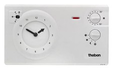 Theben RAMSES 722 Analog-Uhrenthermostat mechanisch, Aufputz, Tagesprogramm, Woc