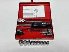  Cat Caterpillar Tools Usa 213-4443 14 Drive Ratchet Service Socket Set