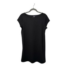 Gap Black Short Sleeve Shift Dress Size Medium