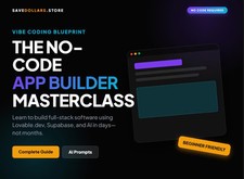 No-Code App Builder Masterclass - , Supabase, AI Blueprint