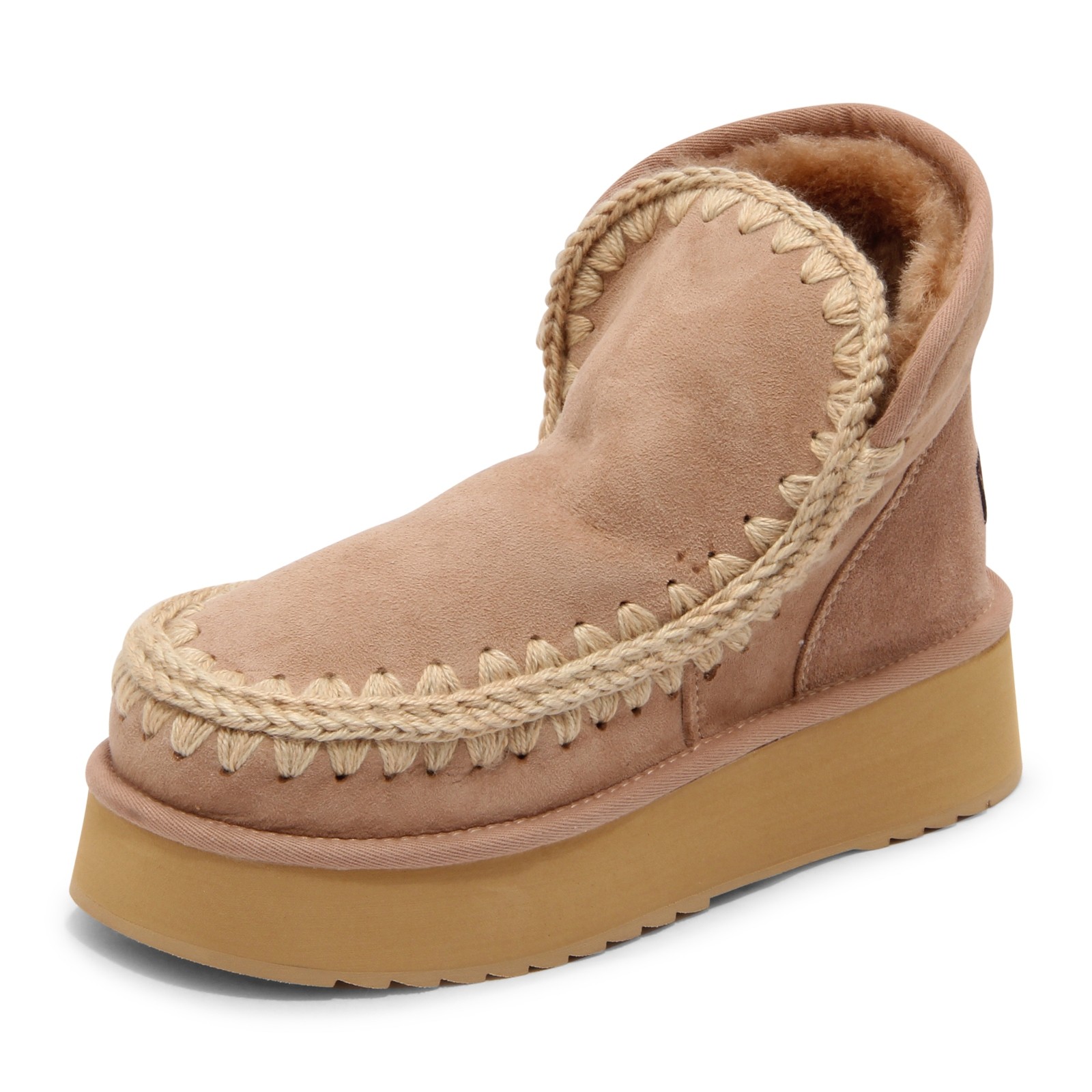 M7742 ЖЕНСКИЕ САПОГИ STIVALETTO DONNA MOU MINI ESKIMO НА ПЛАТФОРМЕ 34490₽