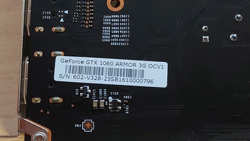 MSI GeForce GTX 1060 ARMOR 3G OCV1 HDMI DVI DP - Afbeelding 5 van 5