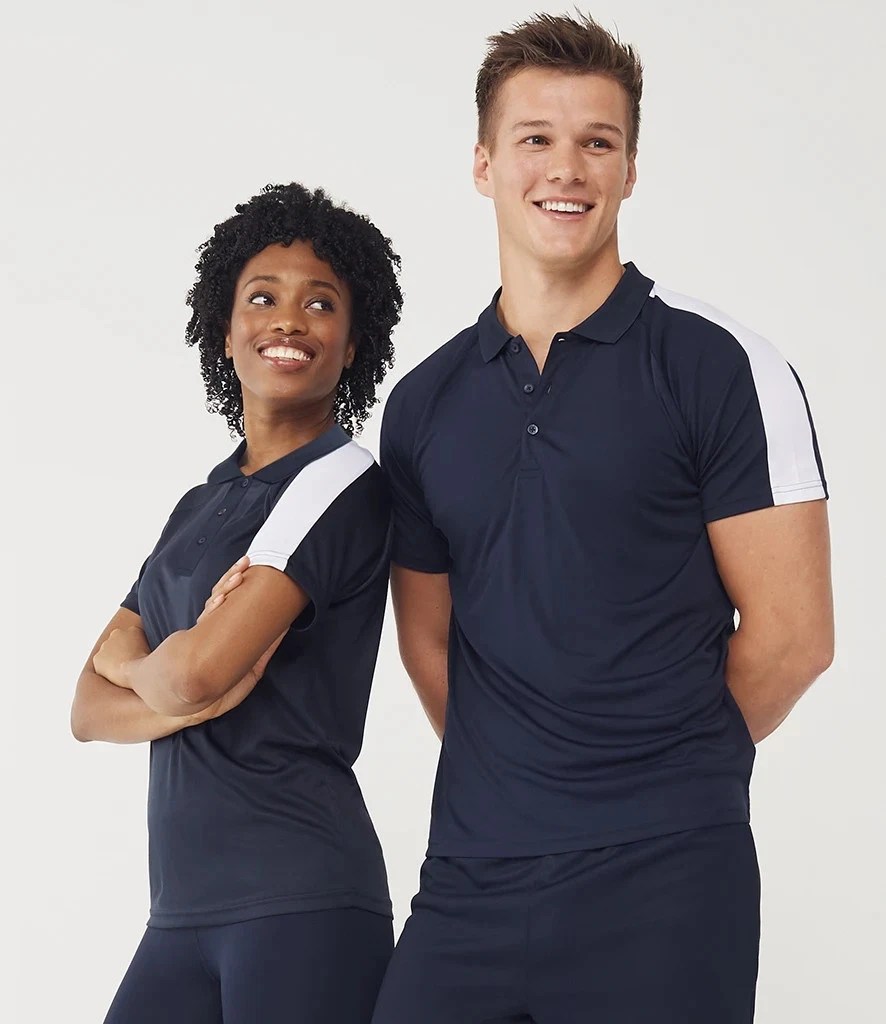 Finden & Hales Polo De Manga Corta Team Negro Gunmetal XS-3XL