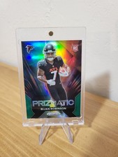 Bijan Robinson 2023 Panini Prizm - Prizmatic #19 Green Prizm (RC)