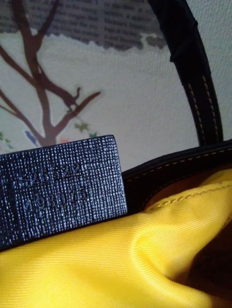 GUCCI Children's Bat Tote Bag Black Rare Authentic Leather 20x21cm thumbnail 11