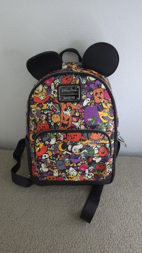 New Disney Parks Loungefly Fab 5 Characters 2022 Halloween Mini Backpack