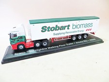 ATLAS EDITIONS 'SCANIA R440 HIGHLINE WALKING FLOOR TRAILER' EDDIE STOBART. 1:76