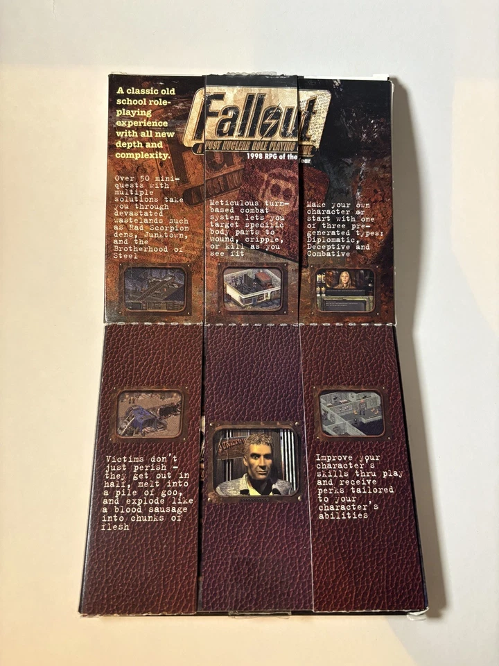 Lote Fallout - Fallout 1/Fallout 2 - (PC, 2001) con Funko Pop Dorbz Power Armor  Foto 4 de 4