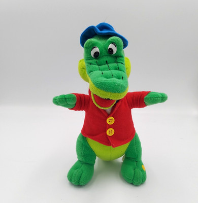 Crocodile Gena Cheburashka Cartoon baby Tilly makes Sound Plush Toy. USSR soviet
