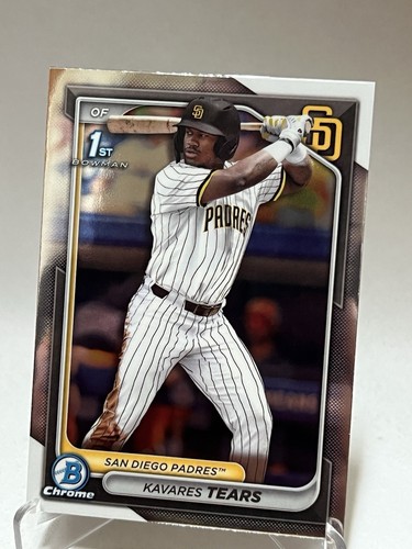 2024 Bowman Draft - Chrome #BDC-57 Kavares Tears (1st Bowman) - Picture 4 of 5