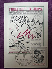 FILIPPO TOMMASO MARINETTI COMMEMORATIVE POSTCARD - 1976