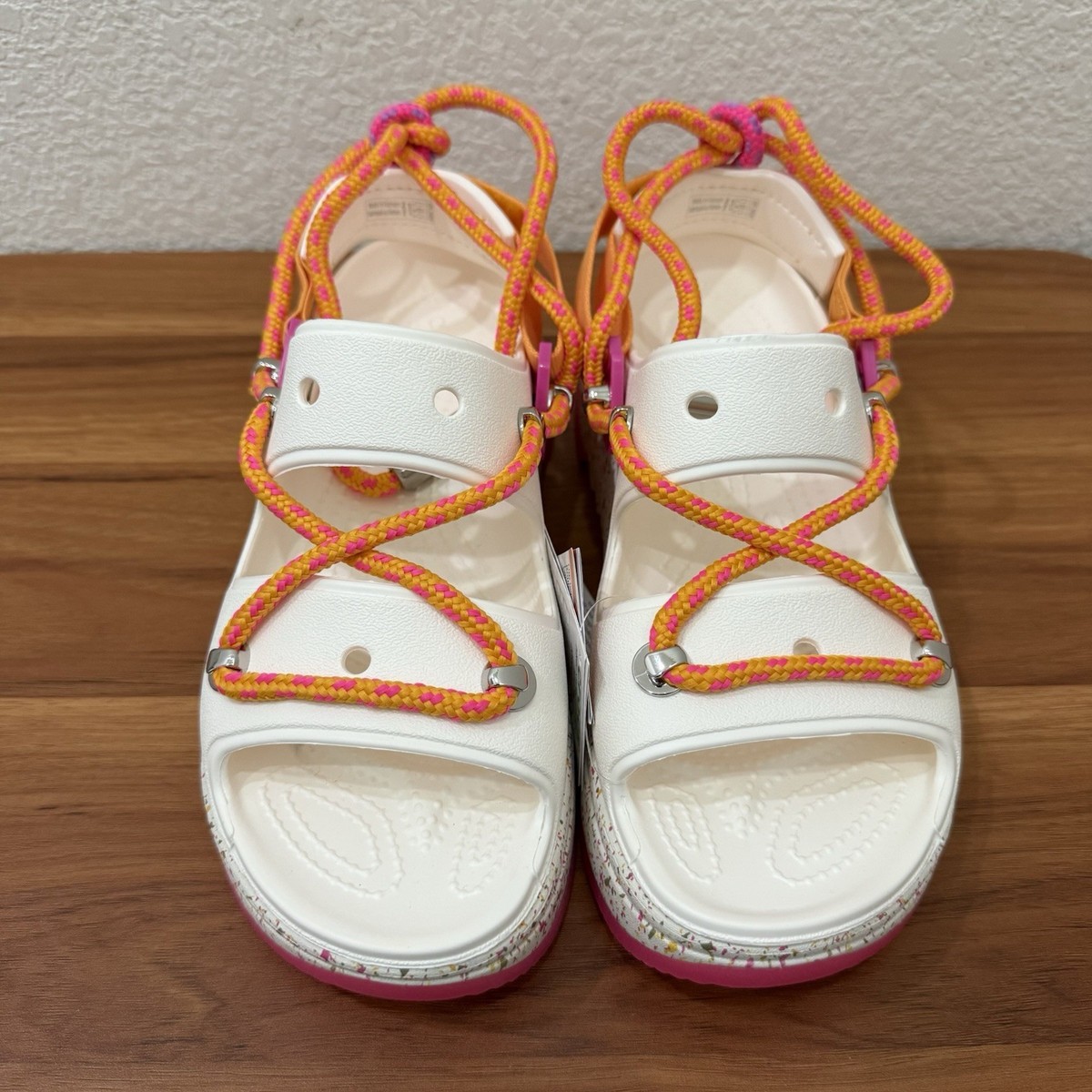 CROCS Hiker Xscape Festival Sandals Platform Wedge Sandals M7