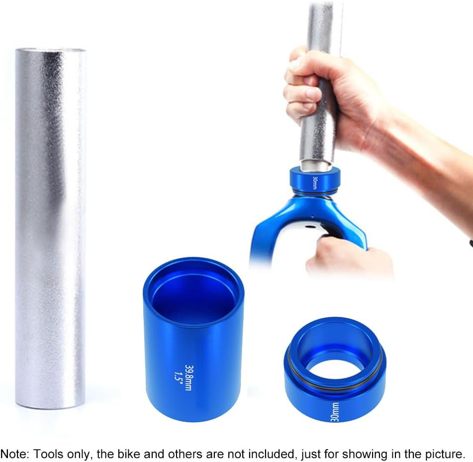 EKDJKK 3PCS Bike Fork Crown Race Setting Tool, Bike Headset Base Spacer Install 