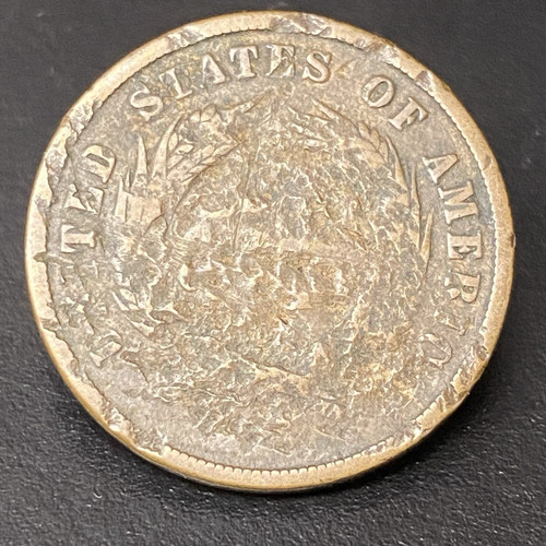 1866 Two Cent Piece United States Of America 2c Coin (As Pictured) *207 - Picture 1 of 2