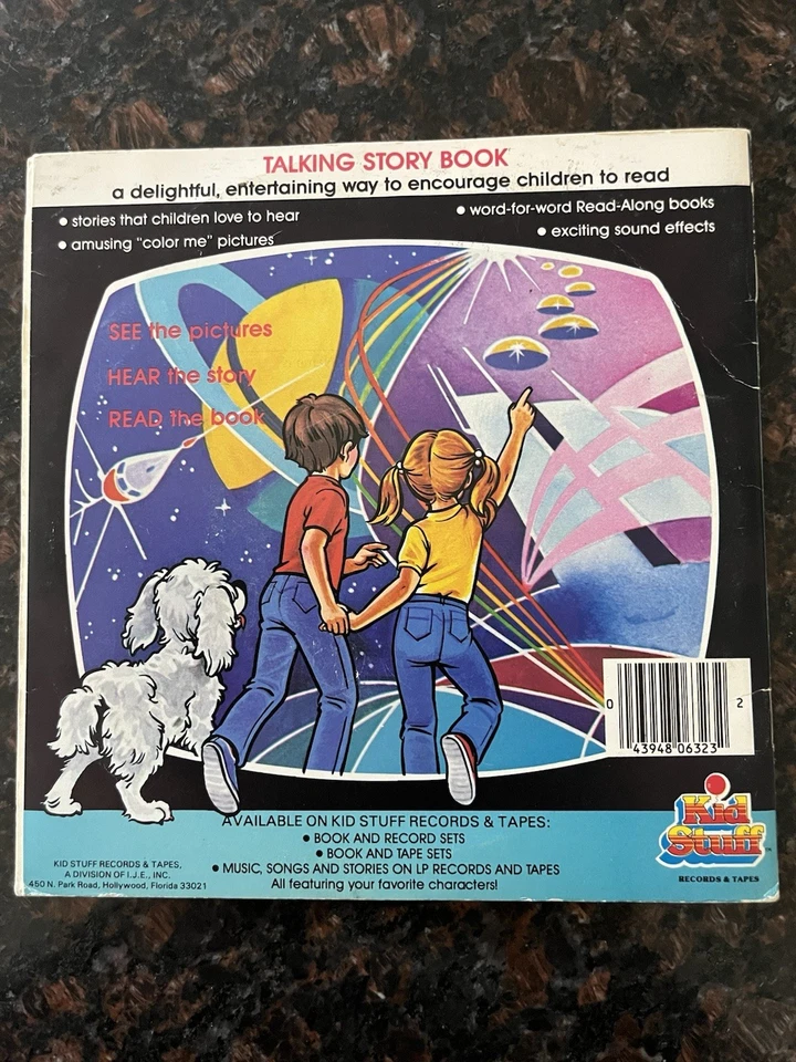 Rocky Stallone vinyl 7” ep record mint 1983 hear, read book Kid Stuff - Image 2 of 4