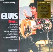 ELVIS PRESLEY ELVIS SING - 180-GRAM WHITE VINYL 2-LP SET " NEW, SEALED "