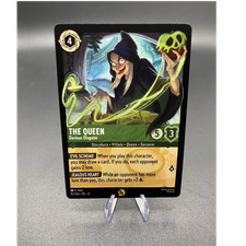 Disney Lorcana The Queen Devious Disguise First Chapter Super Rare 90/204 EN