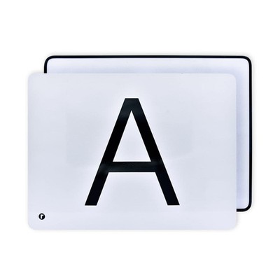 Reflecto A-Tafel starr - A-Schild für Abfalltransport aus Aluminium - 1mm Stärke