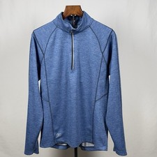 OGIO Endurance Force 1/4 Zip Pullover Mens M Blue Heather OE341