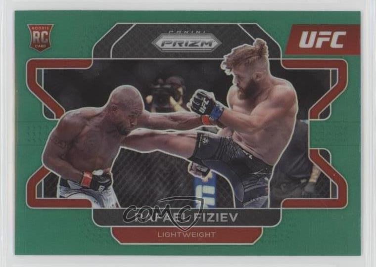 2022 Panini Prizm UFC Green Prizm Rafael Fiziev #98 Rookie RC 0i7t