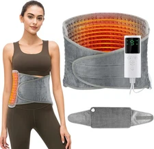 Heat Pad for Back Pain Relief Electric Heating Pad for Period Cramps Waist Belt