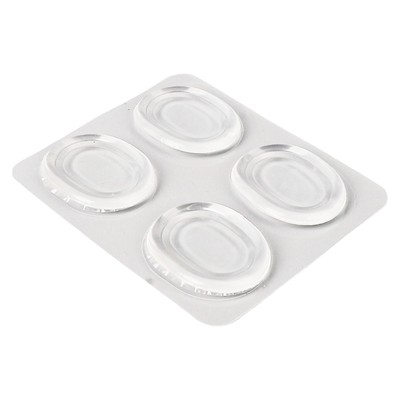 4Pcs Drum Mute Pad Silikon Transparent Soft Selbstklebende Trommel Dämpfer