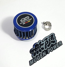 Blue 12mm Racing Mini Air Oil Breather Filter For Honda Civic Eg Ek Mugen Emblem Blue 12mm Racing Mini Air Oil Breather Filter For Honda Civic Eg Ek Mugen Emblem