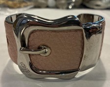 Pink Fendi Cuff Bracelet Made In Italy