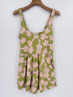 Known Supply Ivy Romper in DRIPPING FLOWERS Size XS