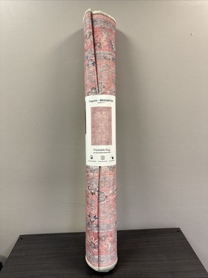 Ruggable 3'x5' Washable Bridgerton Debutante s Dream Rose Area Rug